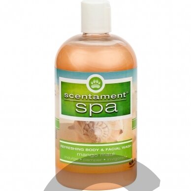 Best Shot Spa Mango Maui Facial & Body Wash 473ml - atpalaiduojantis kūno prausiklis su natūraliais tropinių vaisių ekstraktais Best Shot Spa Mango Maui Facial & Body Wash 473ml - atpalaiduojantis kūno prausiklis su natūraliais tropinių vaisių ekstraktais