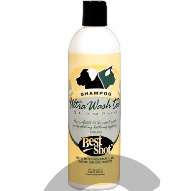 Best Shot Ultra Wash Too Shampoo - profesionalus, labai koncentruotas šampūnas pirmajam ar pagrindiniam plovimui