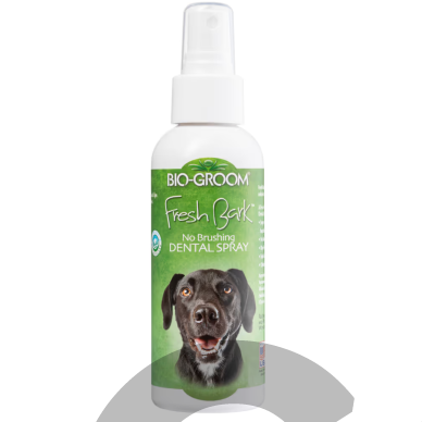 BioGroom Fresh Bark Dental Spray Unscented – burnos higienos purškalas šunims su chlorheksidinu, bekvapis 3