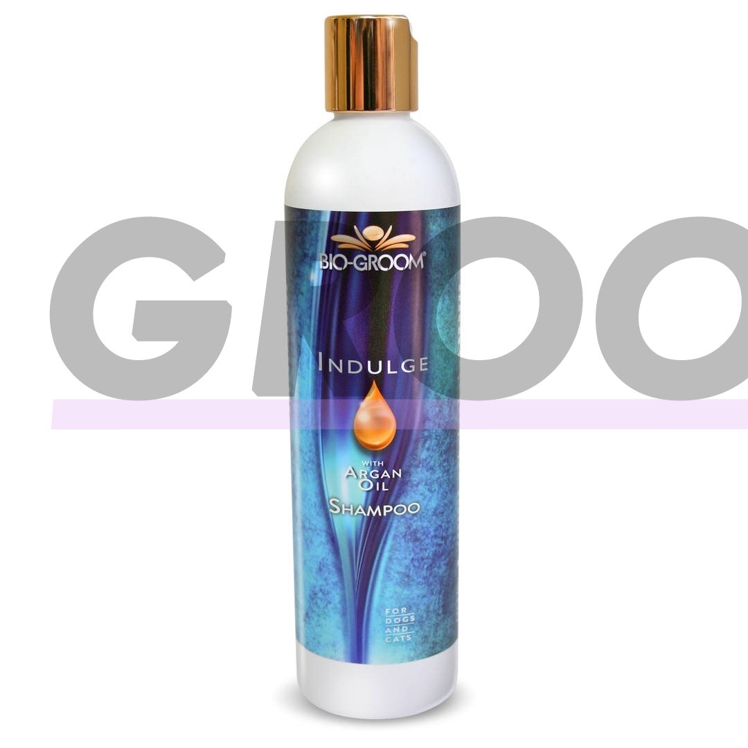 Bio-Groom Indulge Sulfate-Free - šampūnas su argano aliejumi vidutinio ir ilgaplaukiams šunims Bio-Groom Indulge Sulfate-Free - šampūnas su argano aliejumi vidutinio ir ilgaplaukiams šunims