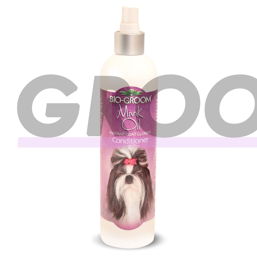 Bio-Groom Mink Oil - purškiamas kondicionierius Bio-Groom Mink Oil - purškiamas kondicionierius