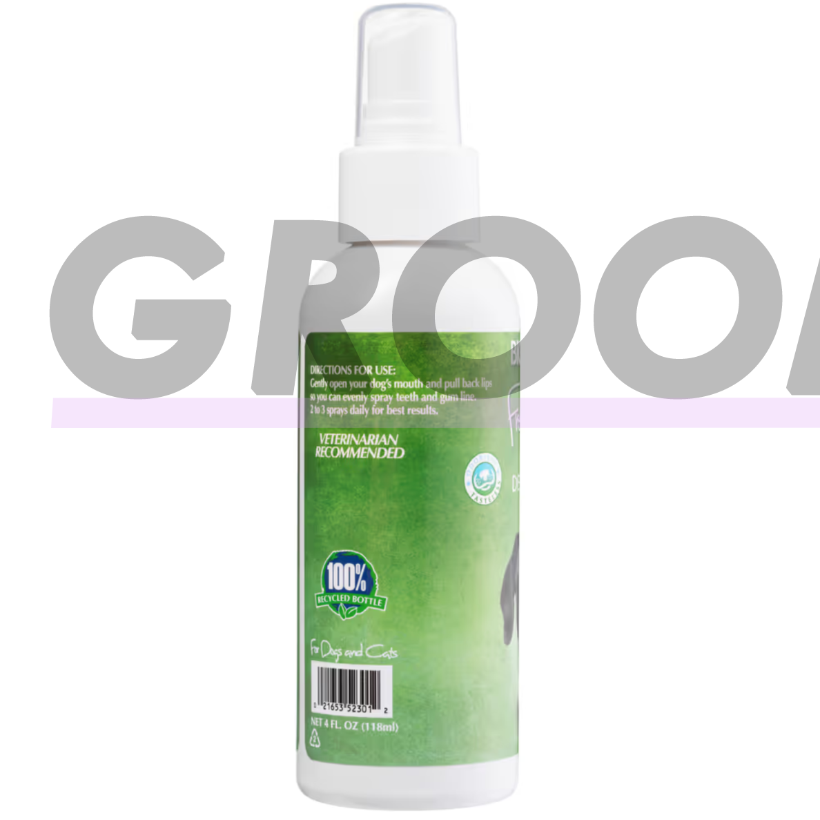 BioGroom Fresh Bark Dental Spray Unscented – burnos higienos purškalas šunims su chlorheksidinu, bekvapis 1