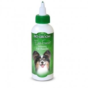 Bio-Groom Ear-Fresh Grooming Powder - profesionali pudra ausų valymui ir priežiūrai - Talpa: 24g