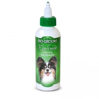 Bio-Groom Ear-Fresh Grooming Powder - profesionali pudra ausų valymui ir priežiūrai - Talpa: 24g Bio-Groom Ear-Fresh Grooming Powder - profesionali pudra ausų valymui ir priežiūrai - Talpa: 24g