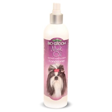 Bio-Groom Mink Oil - purškiamas kondicionierius Bio-Groom Mink Oil - purškiamas kondicionierius