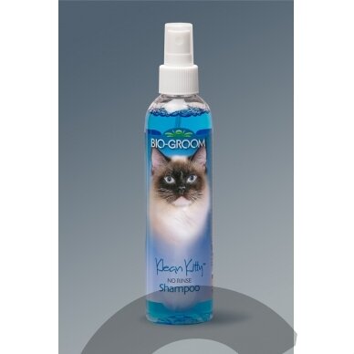 Bio-Groom Clean Kitty No Rinse - purškiamas sausas šampūnas katėms
