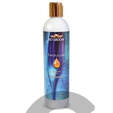 Bio-Groom Indulge Sulfate-Free - šampūnas su argano aliejumi vidutinio ir ilgaplaukiams šunims Bio-Groom Indulge Sulfate-Free - šampūnas su argano aliejumi vidutinio ir ilgaplaukiams šunims