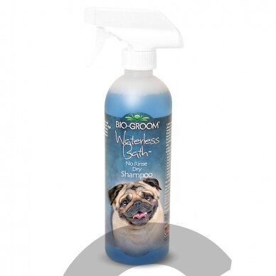 Bio-Groom Waterless Bath - sausas purškiamas šampūnas Bio-Groom Waterless Bath - sausas purškiamas šampūnas
