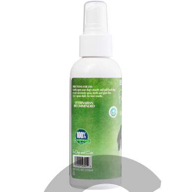 BioGroom Fresh Bark Dental Spray Unscented – burnos higienos purškalas šunims su chlorheksidinu, bekvapis 1