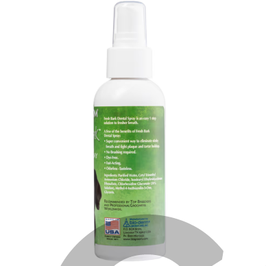 BioGroom Fresh Bark Dental Spray Unscented – burnos higienos purškalas šunims su chlorheksidinu, bekvapis 2
