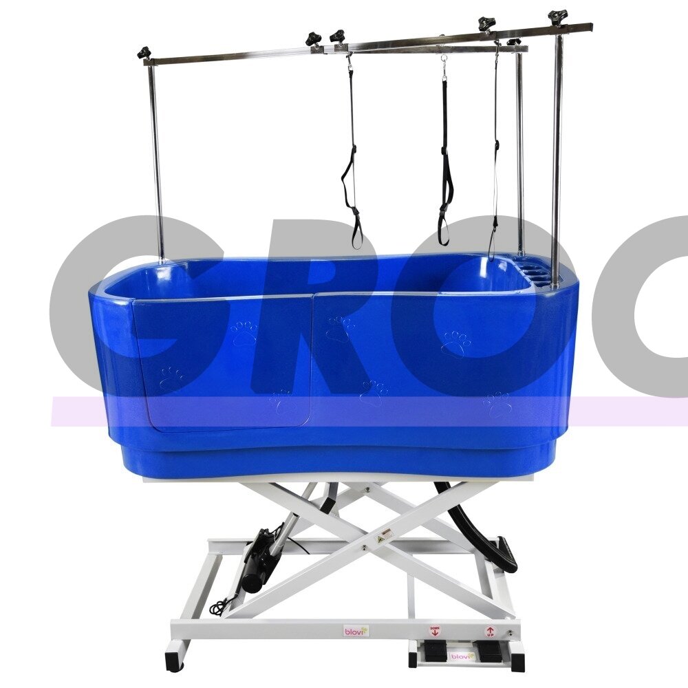 Blovi Electric Dog Bath - большая и надежная ванна для грумера с электрическим подъемником и двухсторонней штангой 10