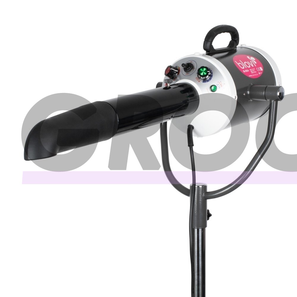 "Blovi Cosmo Ionic Dryer 2000W" - ant stovo montuojamas džiovintuvas su jonizacija, tolygiai reguliuojamu oro srautu ir temperatūra, 120 l/s. 1 "Blovi Cosmo Ionic Dryer 2000W" - ant stovo montuojamas džiovintuvas su jonizacija, tolygiai reguliuojamu oro srautu ir temperatūra, 120 l/s. 1