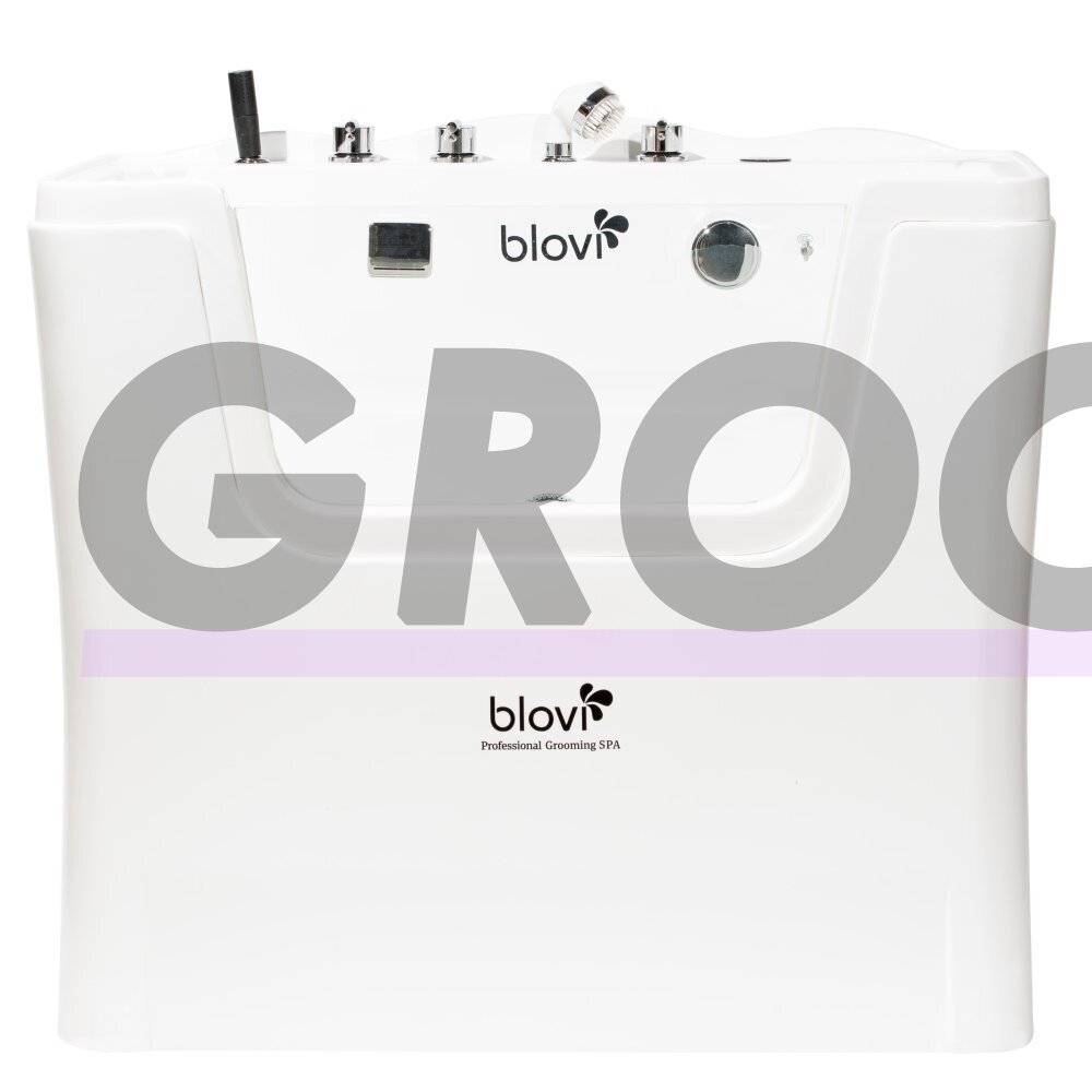 "Blovi Professional Grooming SPA" 90x68x95 cm - ozono vonia su "Milky SPA Micro Bubble" technologija ir hidromasažu, baltos spalvos