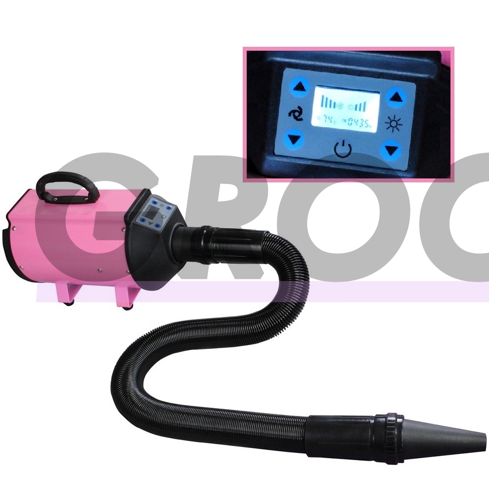 Blovi Canves 2200W su LCD ekranu Rožinis