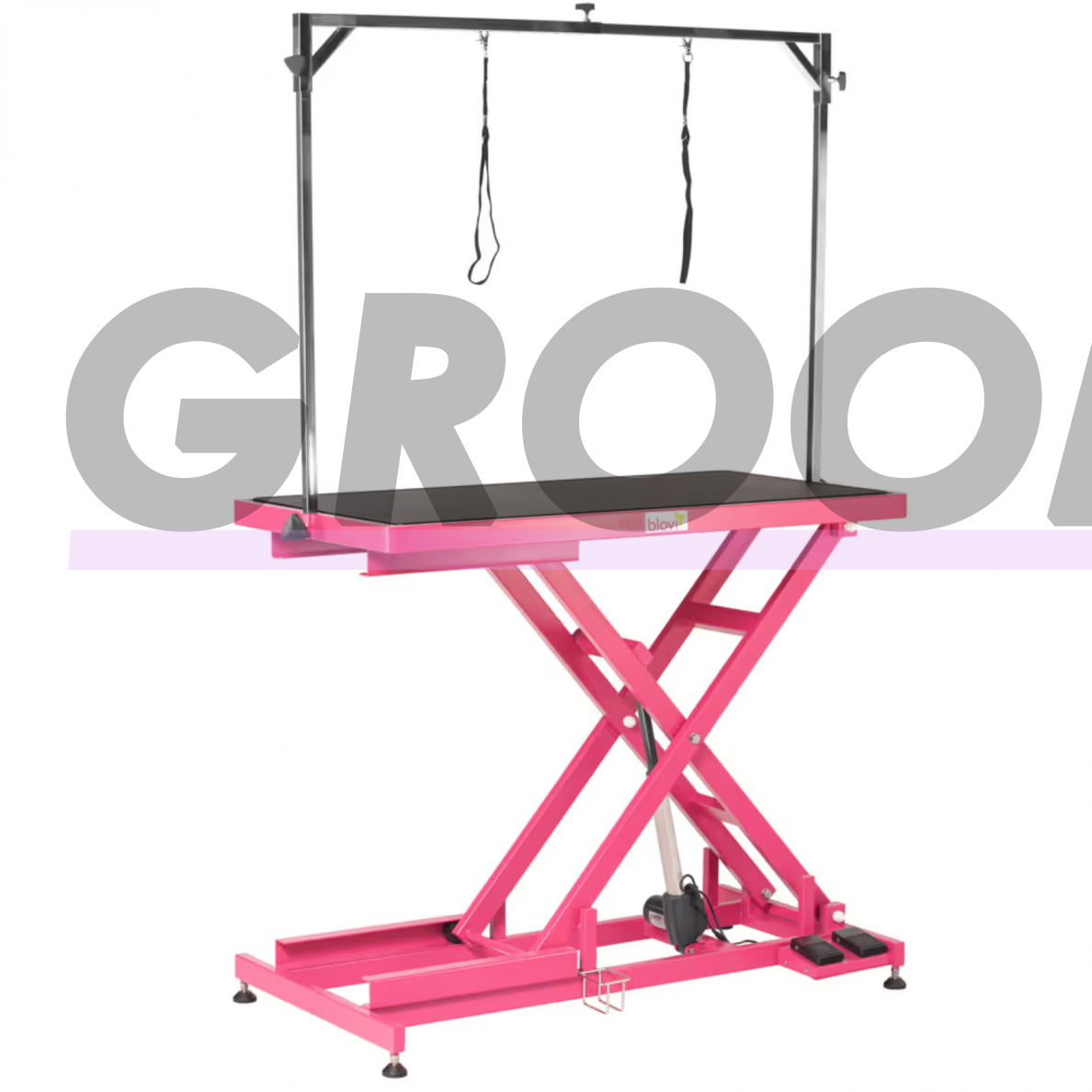 Blovi Callisto Pink - электрический подъемный стол, столешница 125 см x 65 см, розовый 2