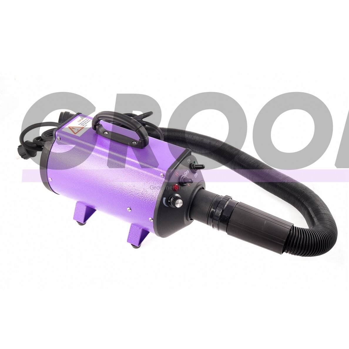 "Blovi DoubleBlaster 2200W" - stalinis džiovintuvas su tolygiai reguliuojamu oro srautu ir dviejų pakopų šildytuvu, violetinės spalvos 3 "Blovi DoubleBlaster 2200W" - stalinis džiovintuvas su tolygiai reguliuojamu oro srautu ir dviejų pakopų šildytuvu, violetinės spalvos 3