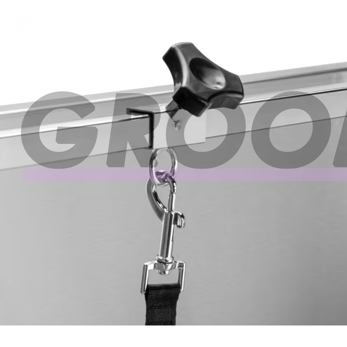 Blovi Free Standing Stainless Bath - Профессиональная груминговая ванна с лестницей и раздвижными дверцами слева 4