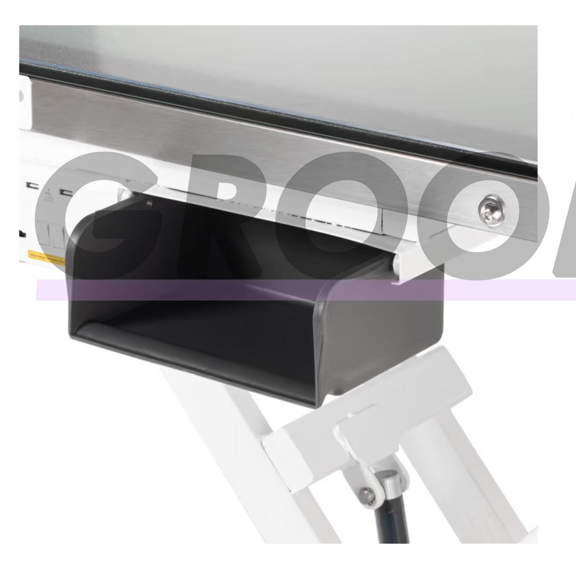 Blovi Luminous Pro 120x65 - профессиональный стол для груминга с подъемником и стеклянной столешницей с LED-подсветкой 6