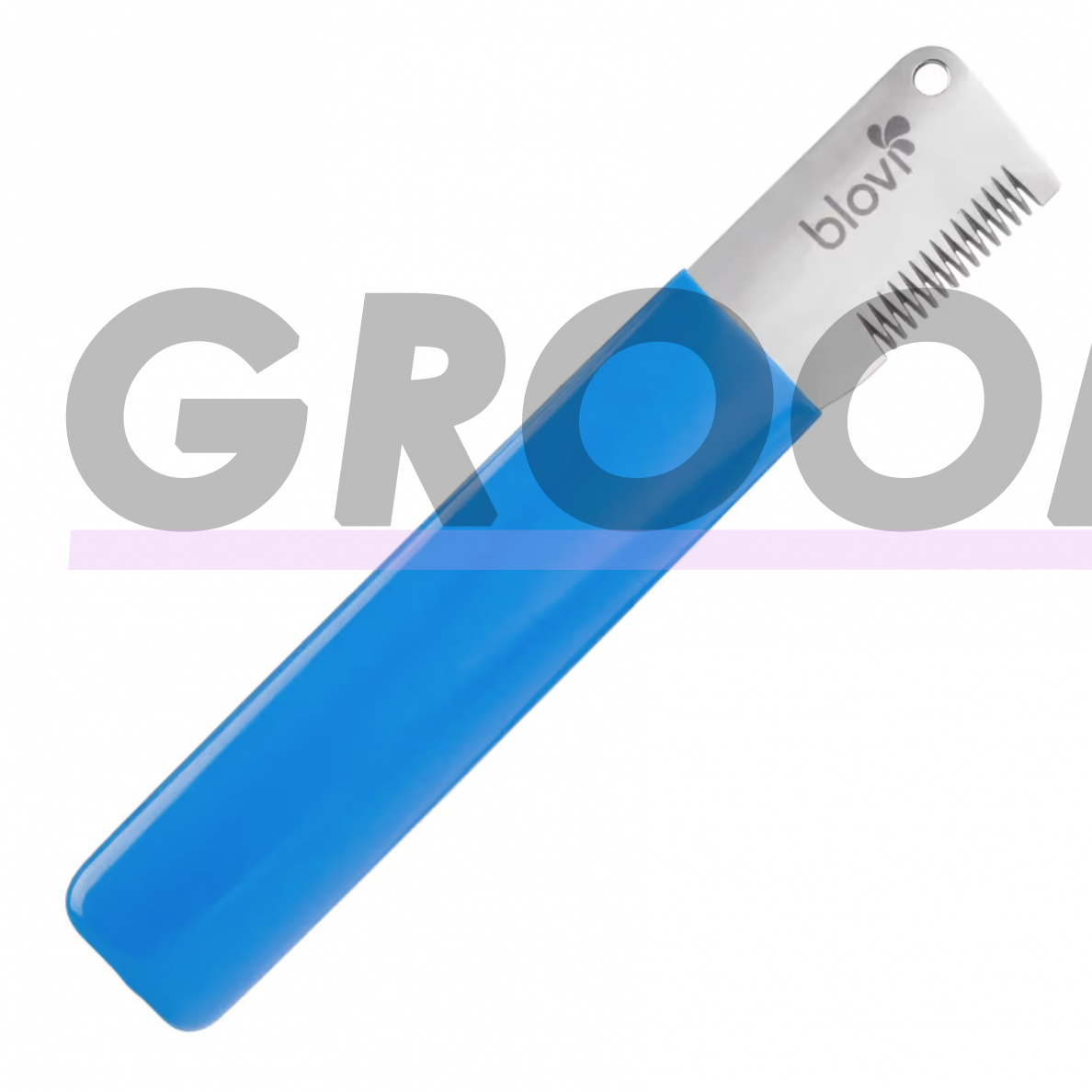 "Blovi Medium Stripping Knife" - классический нож для тримминга  для грубошерстных собак, среднее расстояние между зубами