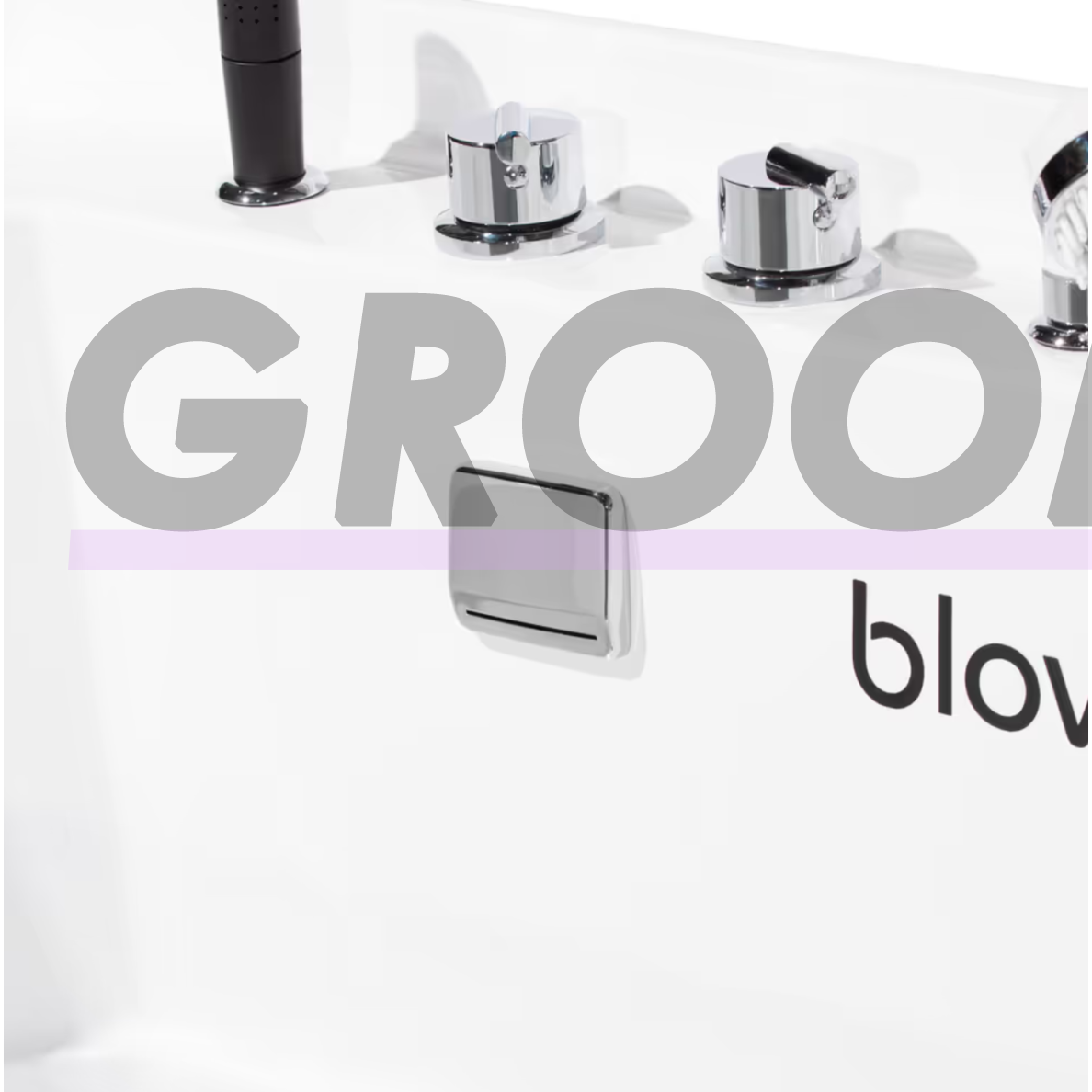 "Blovi Professional Grooming SPA" 120x73x95 cm - ozono vonia su "Milky SPA Micro Bubble" technologija ir hidromasažu, rožinės ir baltos spalvos 7 "Blovi Professional Grooming SPA" 120x73x95 cm - ozono vonia su "Milky SPA Micro Bubble" technologija ir hidromasažu, rožinės ir baltos spalvos 7