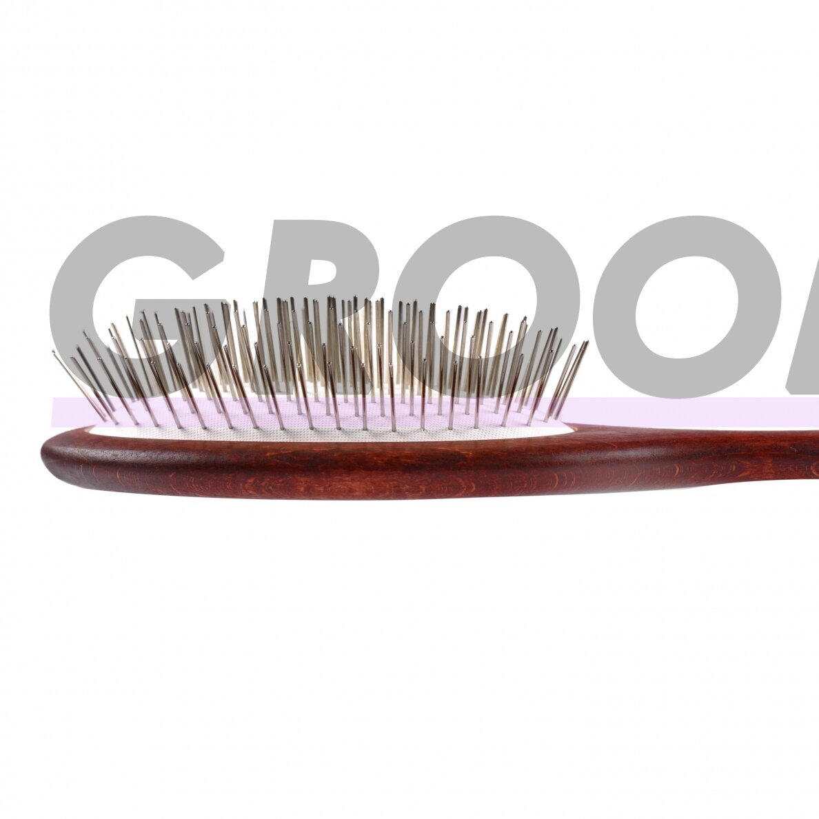 "Blovi Red Wood Pin Brush" - большая овальная щетка с короткими 20 мм штифтами 2 "Blovi Red Wood Pin Brush" - большая овальная щетка с короткими 20 мм штифтами 2
