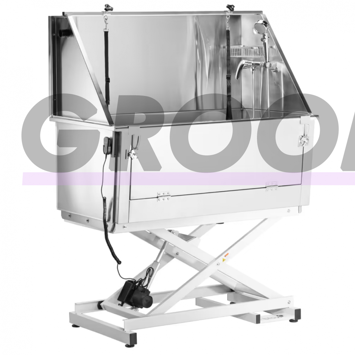 Blovi Stainless Steel Eletric Bath - plieninė vonia su elektriniu pakėlimu ir atidaromu priekiu Blovi Stainless Steel Eletric Bath - plieninė vonia su elektriniu pakėlimu ir atidaromu priekiu