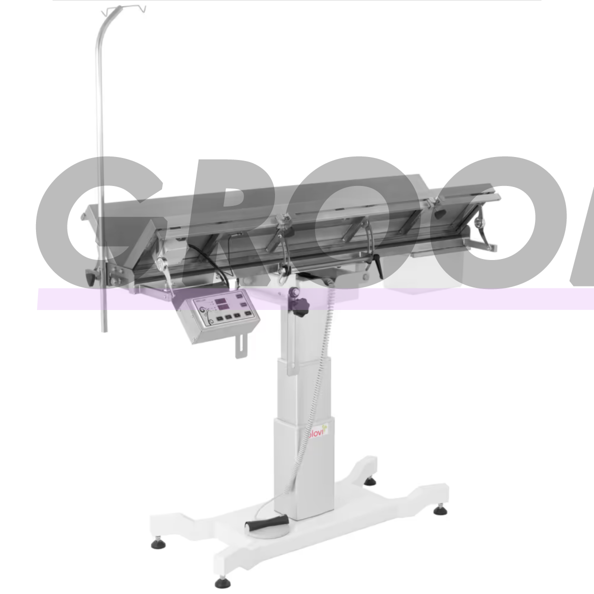 Blovi VT02 veterinarinis stalas 140 × 50 cm su šildomu V formos stalviršiu 4