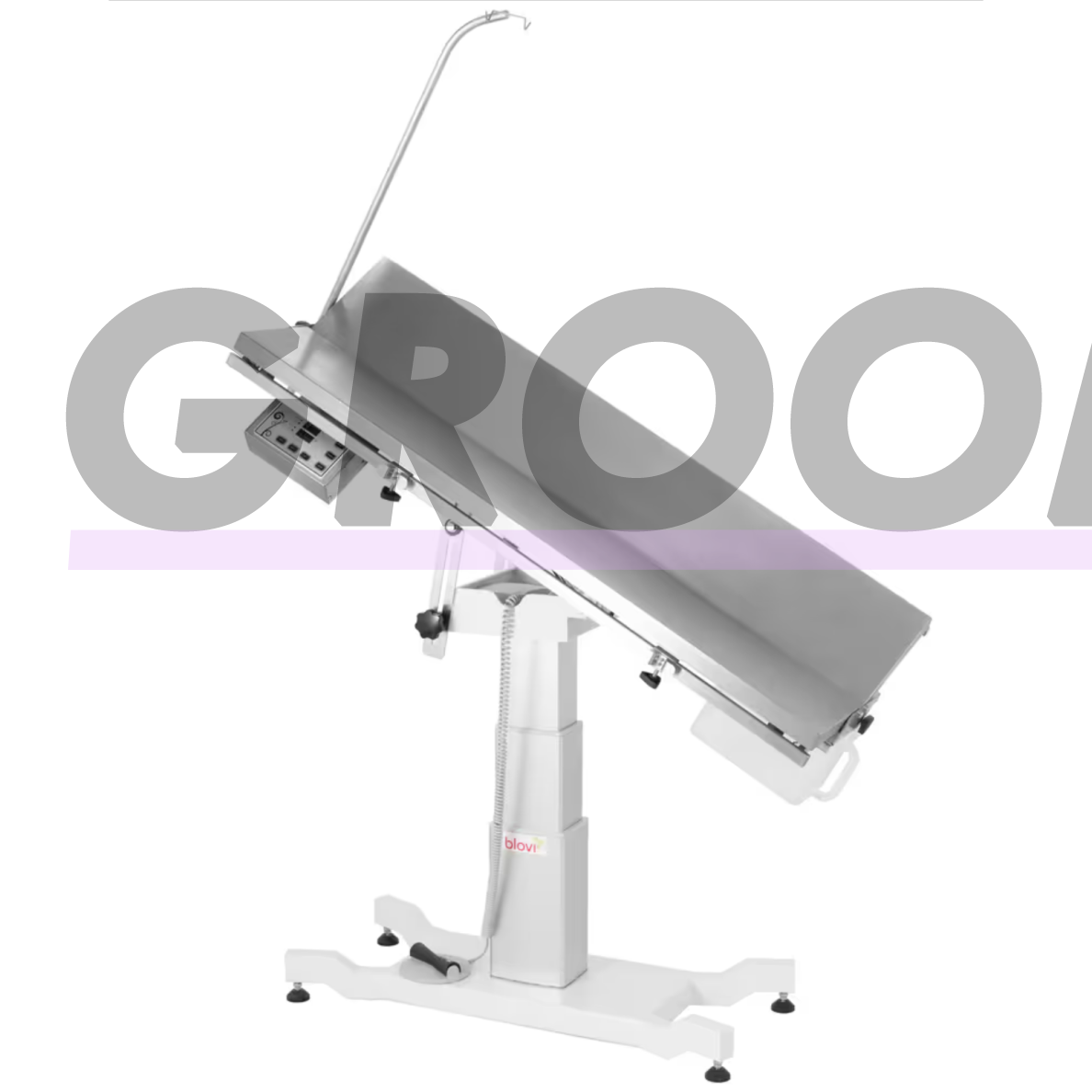 Blovi VT02 veterinarinis stalas 140 × 50 cm su šildomu V formos stalviršiu 1