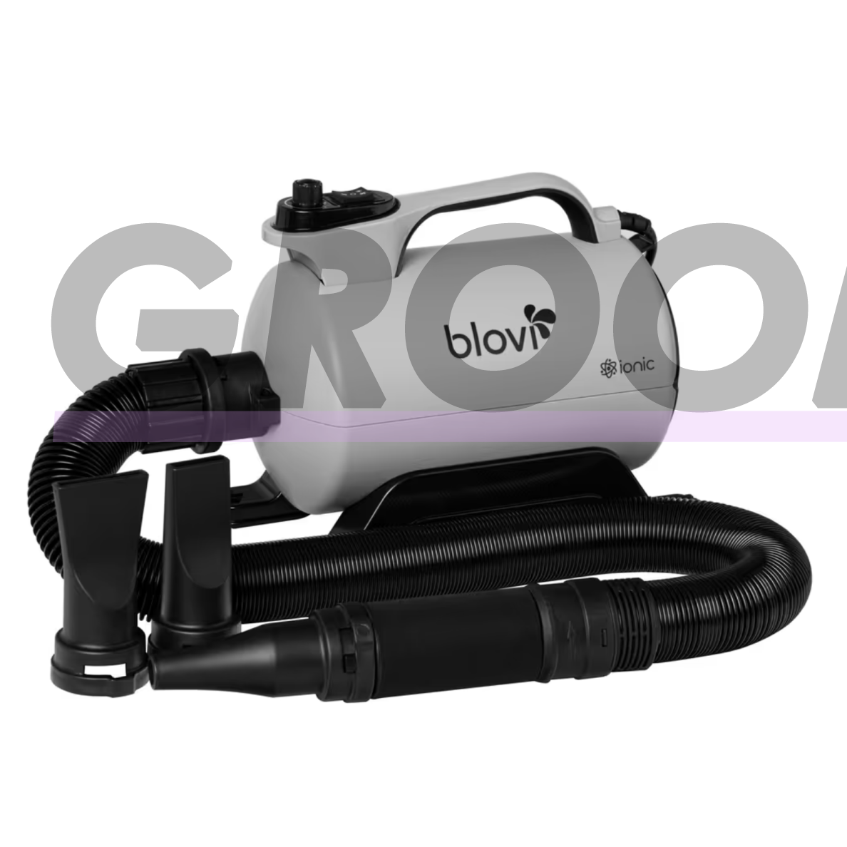 „Blovi Vulcano Grey Dryer“ 2600 W – džiovintuvas su sieniniu laikikliu, sklandžiu oro srauto reguliavimu, dviejų pakopų temperatūros valdymu ir jonizacija. 6