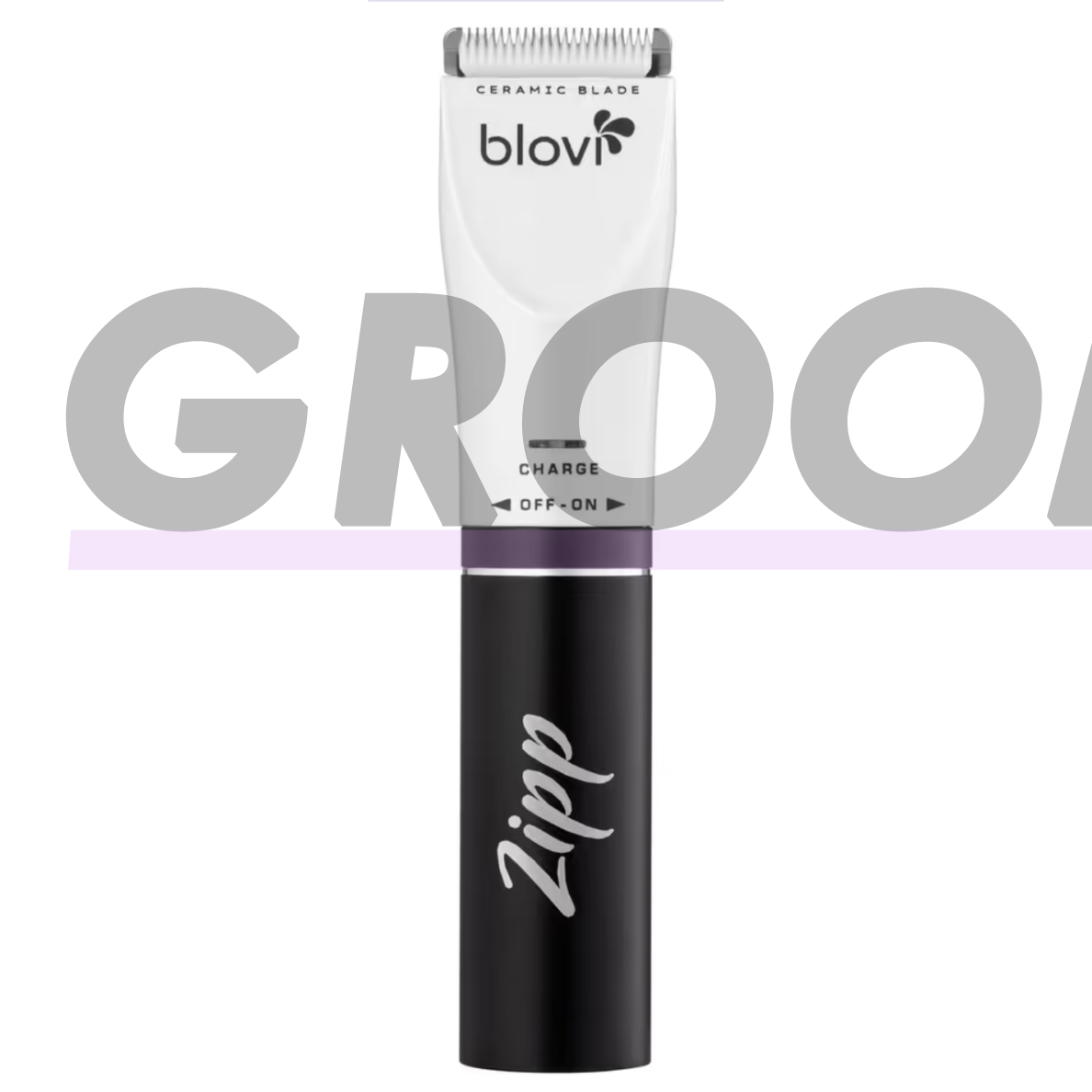 Blovi Zipp Cordless Clipper – belaidis apdailos trimeris su chromuotais ašmenimis, juodas.