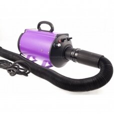 DoubleBlaster -Stacionarus džiovintuvas su sklandžiu oro srauto reguliavimu ir dviejų pakopų šildytuvu, violetinis