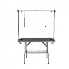 "Blovi" Kirpimo stalas, viršus 120 cm x 60 cm, aukštis 78 cm - Juodas