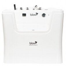 "Blovi Professional Grooming SPA" 110x68x95 cm - ozono vonia su mikro burbuliukų technologija, pieno SPA ir sūkurine vonia, baltos spalvos