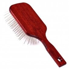 Blovi Red Wood Pin Brush - extra duża, miękka i drewniana szczotka z długą, metalową szpilką 32mm