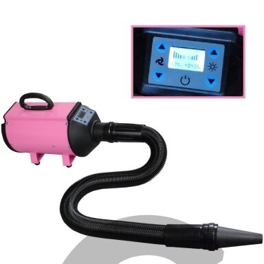 Blovi Canves 2200W su LCD ekranu Rožinis Blovi Canves 2200W su LCD ekranu Rožinis