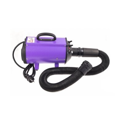 "Blovi DoubleBlaster 2200W" - stalinis džiovintuvas su tolygiai reguliuojamu oro srautu ir dviejų pakopų šildytuvu, violetinės spalvos "Blovi DoubleBlaster 2200W" - stalinis džiovintuvas su tolygiai reguliuojamu oro srautu ir dviejų pakopų šildytuvu, violetinės spalvos