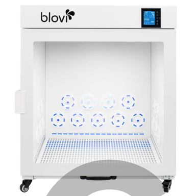 „Blovi Pet Dryer“ 2500 W – vidutinio dydžio džiovinimo kabina šunims ir katėms.