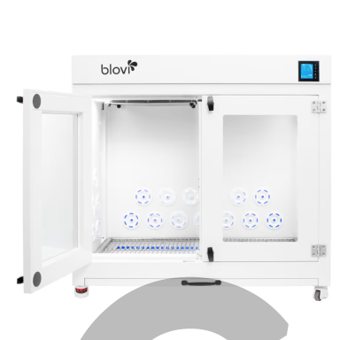 „Blovi Pet Dryer“ 3500 W – didelė džiovinimo kabina šunims ir katėms, su pertvaromis.