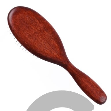 "Blovi Red Wood Pin Brush" - didelis ovalus šepetys su trumpais 20 mm smeigtukais