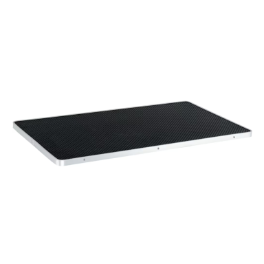 „Blovi Table Top 95 × 55 cm“ – keičiamas stalviršis gyvūnų kirpimo stalams, juodas.
