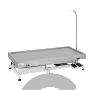 Blovi VT11 veterinarinis stalas 120 × 60 cm, ypač žemai nuleidžiamas