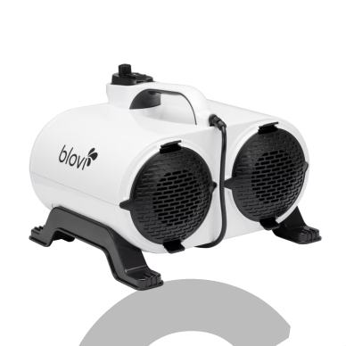 „Blovi Arctic Pet Blaster“ 3000 W – džiovintuvas su sieniniu laikikliu, sklandžiu oro srauto reguliavimu ir dviejų pakopų temperatūros valdymu. 3 „Blovi Arctic Pet Blaster“ 3000 W – džiovintuvas su sieniniu laikikliu, sklandžiu oro srauto reguliavimu ir dviejų pakopų temperatūros valdymu. 3