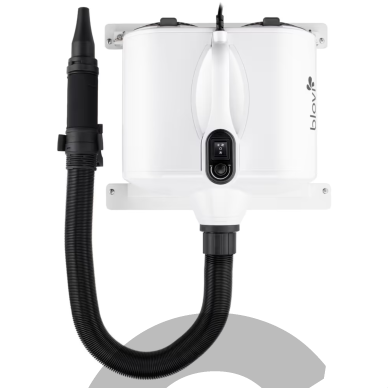 „Blovi Arctic Pet Blaster“ 3000 W – džiovintuvas su sieniniu laikikliu, sklandžiu oro srauto reguliavimu ir dviejų pakopų temperatūros valdymu.