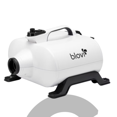 „Blovi Arctic Pet Blaster“ 3000 W – labai galingas stalo džiovintuvas su sklandžiu oro srauto reguliavimu ir dviejų pakopų temperatūros valdymu.