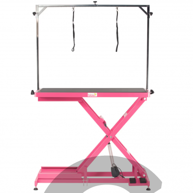 Blovi Callisto Pink - электрический подъемный стол, столешница 125 см x 65 см, розовый