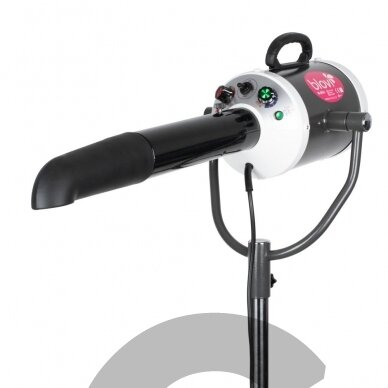 "Blovi Cosmo Ionic Dryer 2000W" - ant stovo montuojamas džiovintuvas su jonizacija, tolygiai reguliuojamu oro srautu ir temperatūra, 120 l/s. 1 "Blovi Cosmo Ionic Dryer 2000W" - ant stovo montuojamas džiovintuvas su jonizacija, tolygiai reguliuojamu oro srautu ir temperatūra, 120 l/s. 1