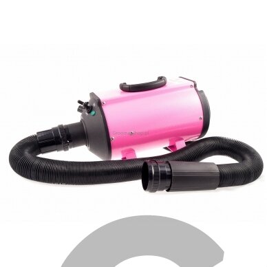 Blovi DoubleBlaster 2200W - stalo džiovintuvas su sklandžiu oro srauto valdymu ir 3 pakopų šildymo valdymas, rožinis