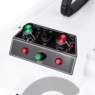 "Blovi Hero Ionic i600 3400W" - galingas, profesionalus dviejų variklių su stovu džiovintuvas su jonizacija. 150 l/s 3 "Blovi Hero Ionic i600 3400W" - galingas, profesionalus dviejų variklių su stovu džiovintuvas su jonizacija. 150 l/s 3