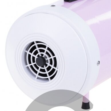 "Blovi Pink Lady Blaster 2000W" - patogus stalinis džiovintuvas su tolygiai reguliuojamu pūtimu, rožinės spalvos, 60 l/s. 3