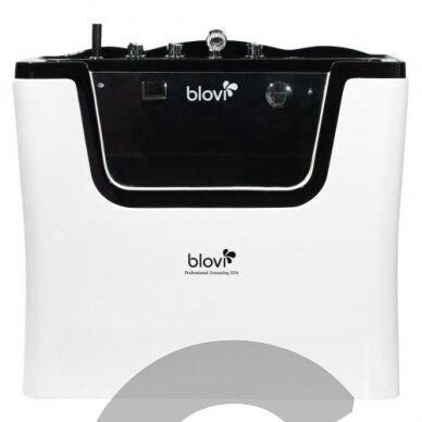 "Blovi Professional Grooming SPA" 120x73x95 cm - ozono vonia su "Milky SPA Micro Bubble" technologija ir hidromasažu, juodai baltos spalvos "Blovi Professional Grooming SPA" 120x73x95 cm - ozono vonia su "Milky SPA Micro Bubble" technologija ir hidromasažu, juodai baltos spalvos